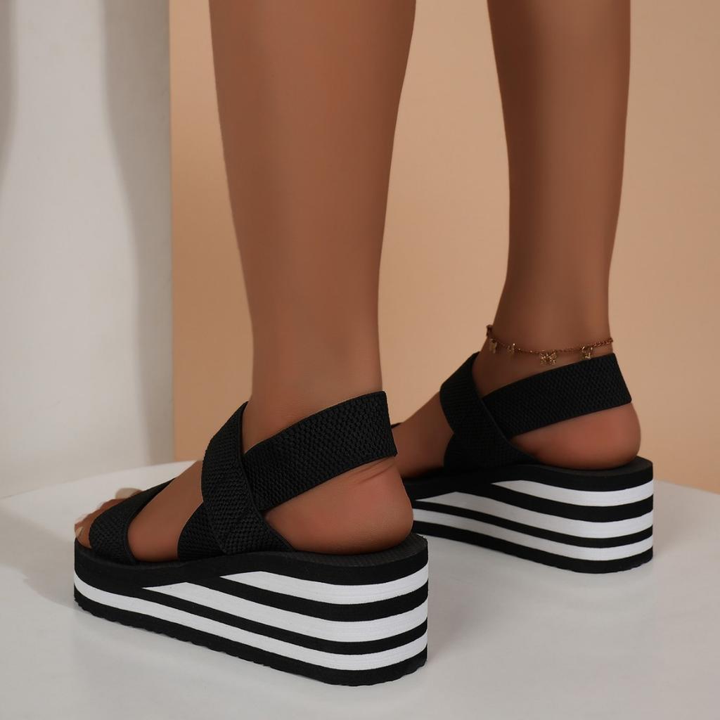 Fashion 2025 New Women Leisure Sandals Summer Wedges Shoes Soft EVA Sole Light Weight Slingback Style Female Daily Walking Sandalias