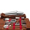 Bar Bartender Carrying Bag Creative Bartender Canvas Toolkit Pack Tools Cocktail Shaker Set Storage Bag Only