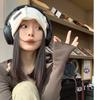 Autumn and Winter New Metal Standard Stacking Hat Fashionable Versatile Face Small Hat Women's Casual Warm Bag Head Hat