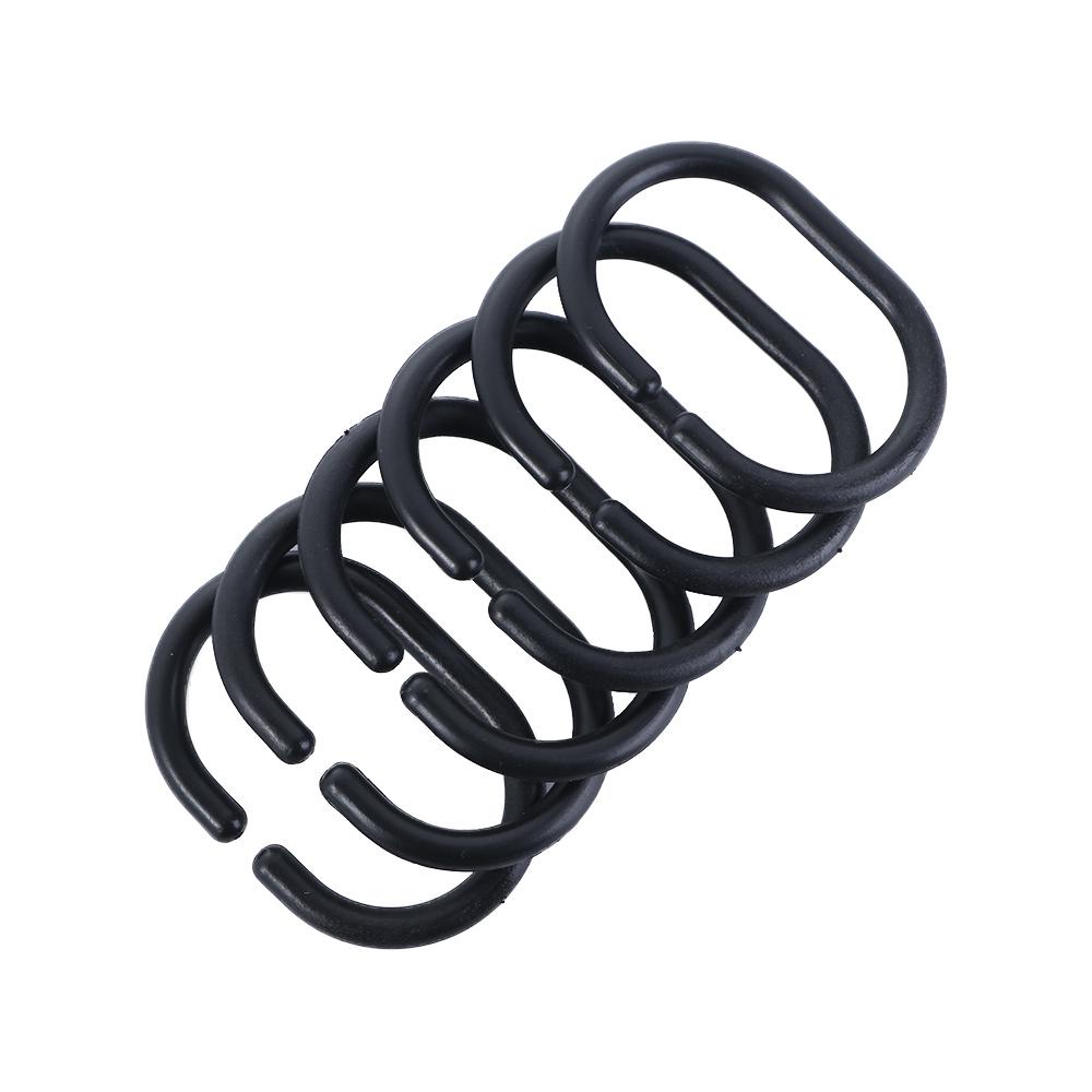 Bendable Bathroom Accessories Replacement Hanging Curtain Hook Curtain Rings Hooks Rings Loop Clip