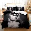 2014 Cute Dog Bedding Set Single Twin Full Queen King Size Pet Dog Bed Set Teenager Bedroom Duvetcover Sets 3D Print