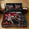 Set Copripiumino Trapuntato con Fantasia Chainsaw Man Federe Regalo di Compleanno per la Casa(1 * copripiumino + 2 * federa, senza nucleo)