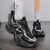 Herbst neue dicksohlige erhöhende Dad-Schuhe Mesh-Oberfläche atmungsaktiv und bequem modische Farbabstimmung personalisierte Reifensohle Sport Herrenschuhe