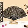 PP Chinese Style Fan Polyester Hand Held Fan Elegant Foldable Fan  Home Decor