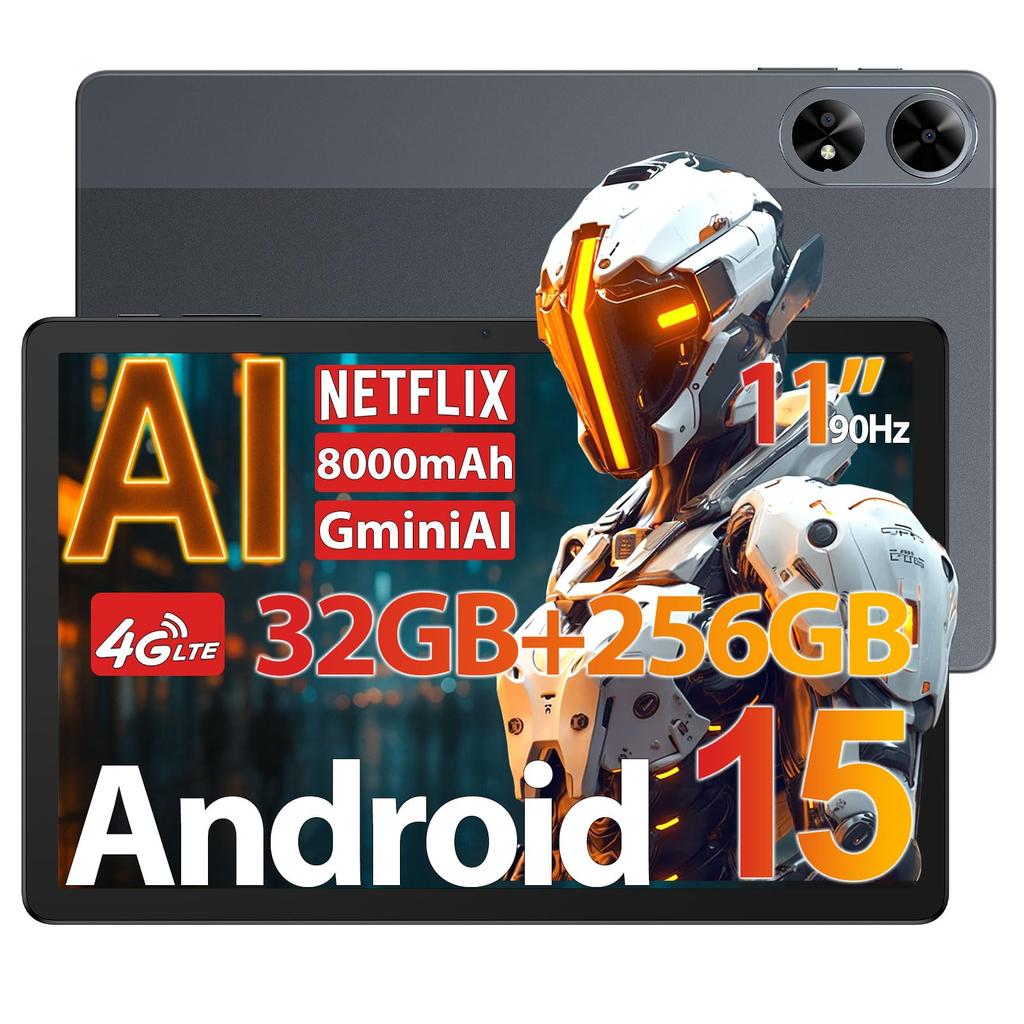 Introducing the first Android 15 AI DOOGEE Android 15 TF card 90Hz large Widevine Netflix T620 Android 18W PD fast 4G facial tablet! G6+ tablet,
