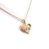 Les Trésors De Lily [J7944] - Designer Necklace 'Love' Peach Gold