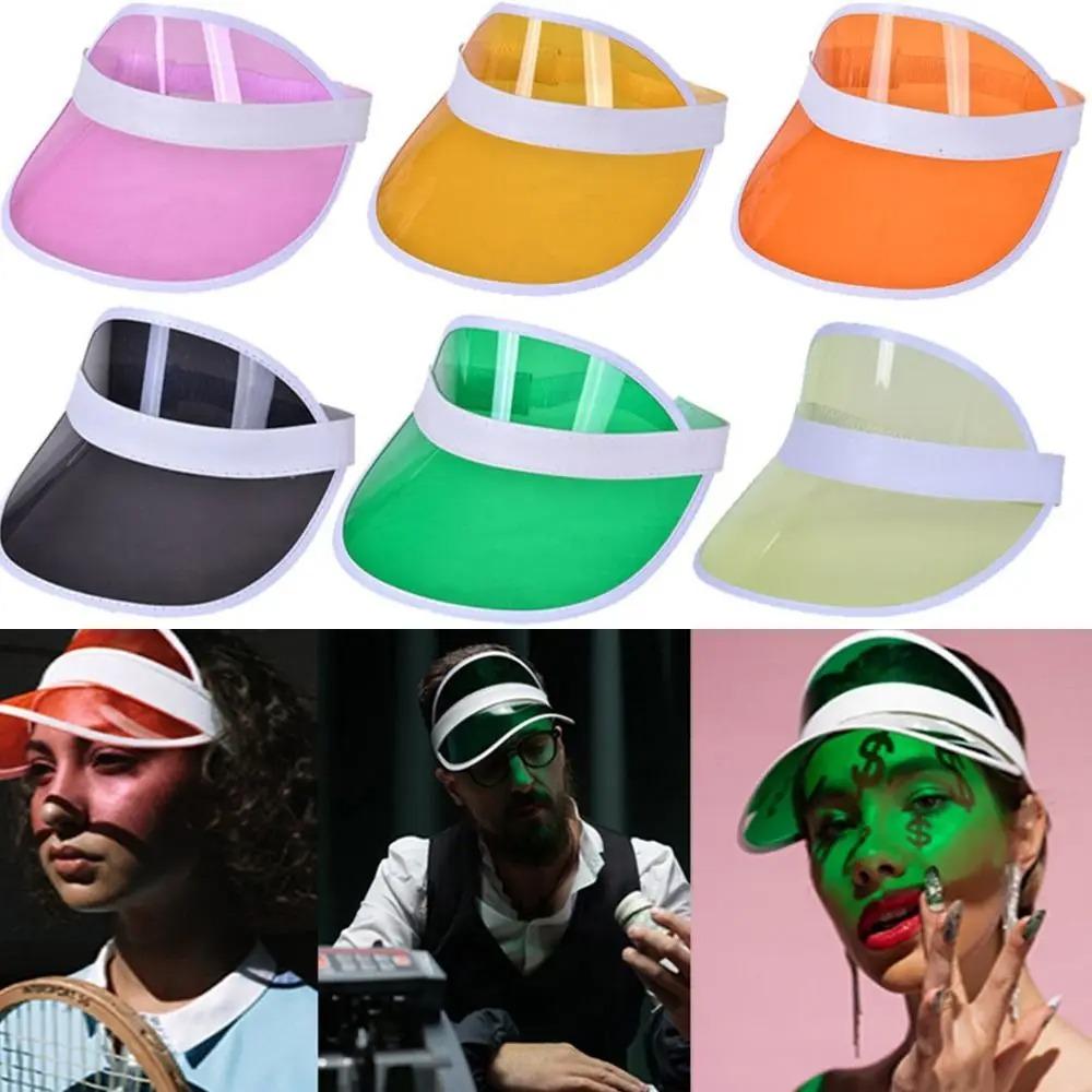 Sun-Proof Sunshade Hat Anti-UV Baseball Hat Fashion Transparent Sun Visor Hat  Unisex