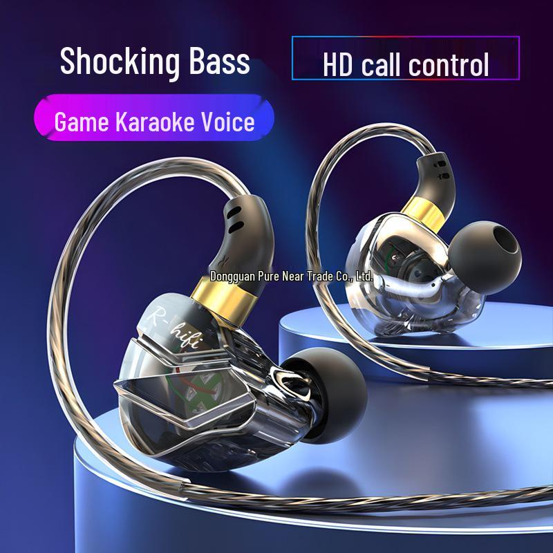 2-in-1 Wired Gaming Headset: Desktop & Laptop In-Ear with Mic