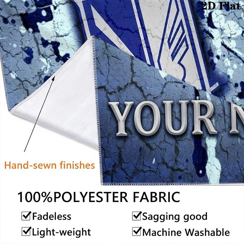 Custom Name Kks Lech Poznan Wall Tapestry Aesthetic Wall Hanging Printed Fabric Blanket Decorative Tapestries for Bedroom Living Room Home Decor