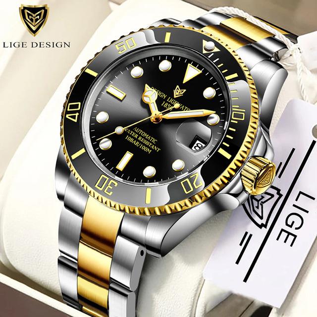 Fashion Sports Waterproof Men's Mechanical Wristwatches Casual Business Luminous Automatic Watch For Men Relogios Masculino