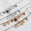 2024 Multi-Layer Metal Retro Love Pendant Necklace - Bohemian Style for Women