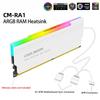 Heat Dissipation 5V-3PIN ARGB RAM Heatsink Spreader Cooler Memory Cooling Vest with Thermal Silicone Pad for Desktop Computer PC