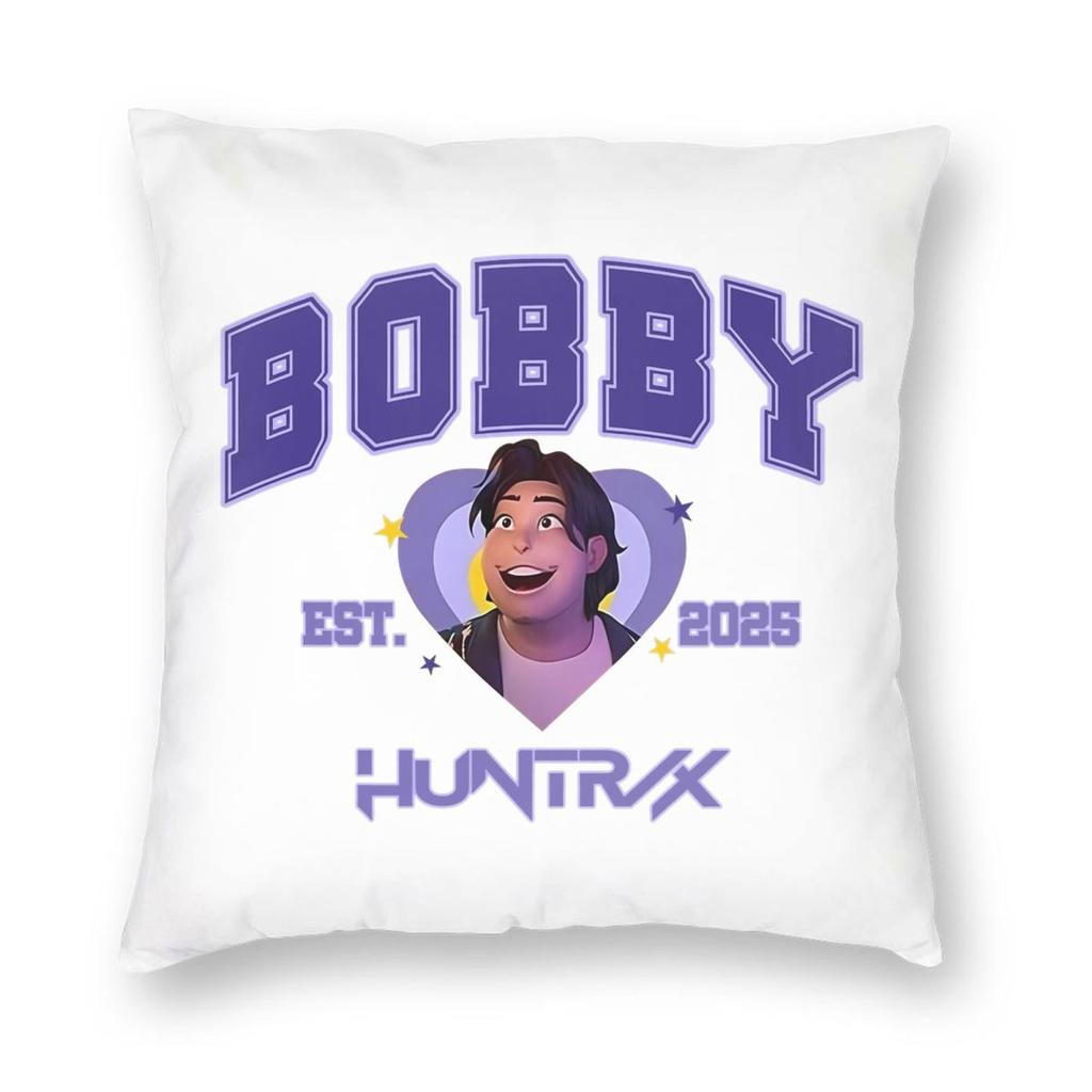 Kpop Demon Hunters Saja Boys Pillowcase Printed Polyester Cushion Cover Gift Pillow Case Cover Home Square 40X40Cm