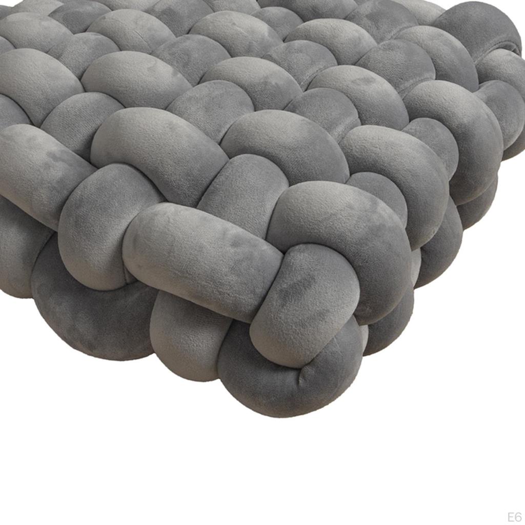 Decorative Throw Cushion Pillow Handmade Desktop Bedding Couch Knot