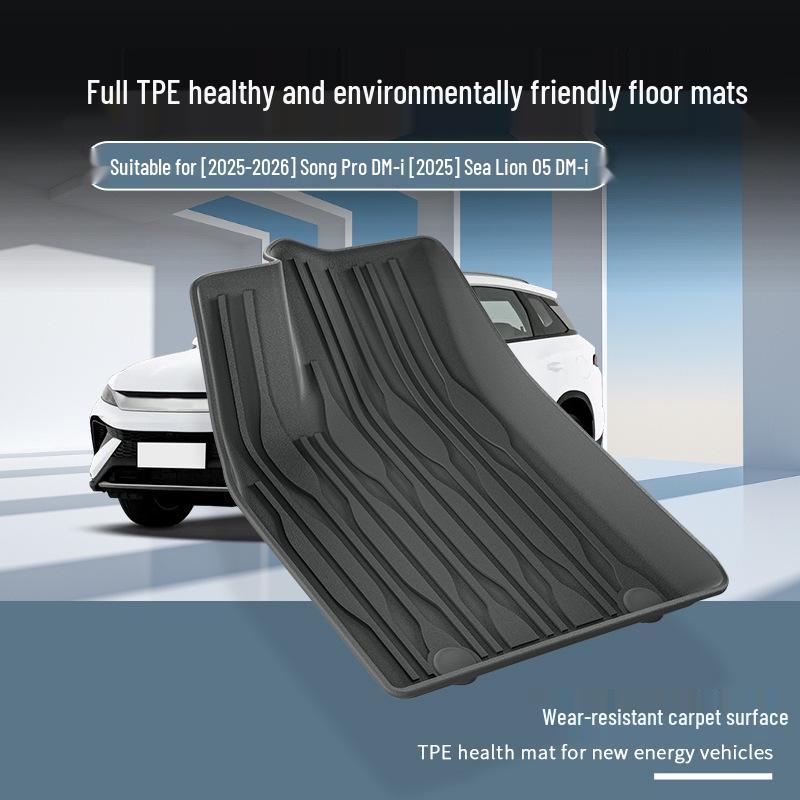 Waterproof TPE Floor & Trunk Mats for 2022-2026 BYD Song PRO