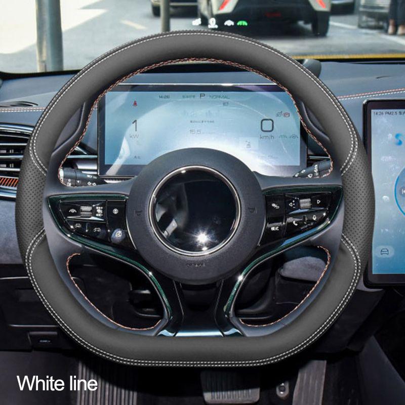 Car Steering Wheel Cover Wrap for BYD Seal 2026 2026 2026 2026 D Type Steering-Wheel