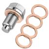 M12 M14 M16 M18 M20 Magnetic Oil Drain Plug Magnetic Oil Drain Sump Nut  Motorcycle Maintenance