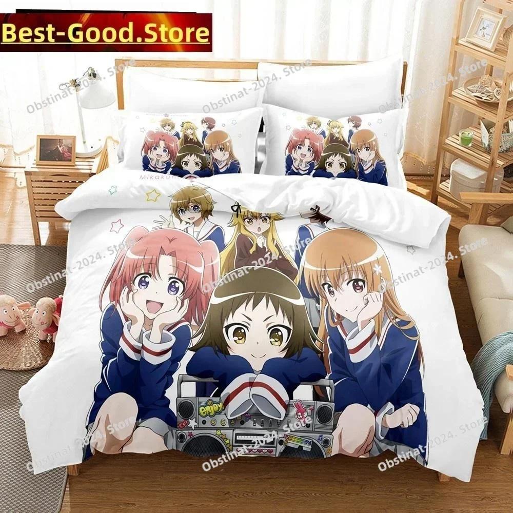 Engaged to the Unidentified Anime Bedding Set Print single Comforter Quilt Duvet Cover Pillow Case 3 Pieces Sets Kids Adult Size
