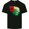 Curled Guinea-Bissau Flag Day Football Kids T-Shirt Childrens