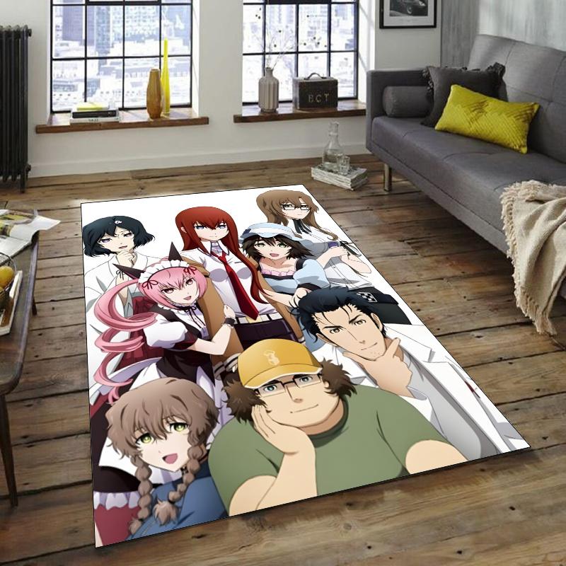 Steins;Gate Design Area Rug - Non-Slip, Soft & Cozy Floor Mat for Living Room, Bedroom, Office - Indoor/Outdoor Decorative Carpet