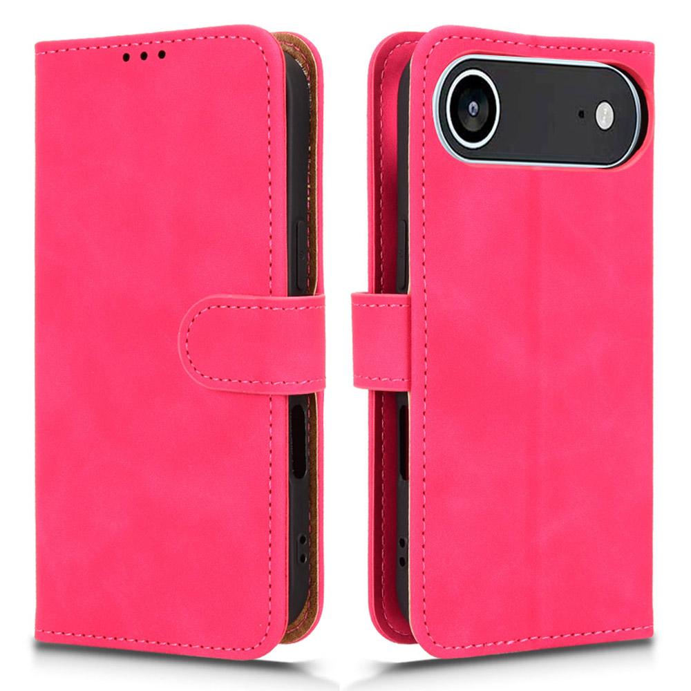 

For iPhone Air Leather Case Skin Feel Anti Drop Wallet Flip Phone Cover E