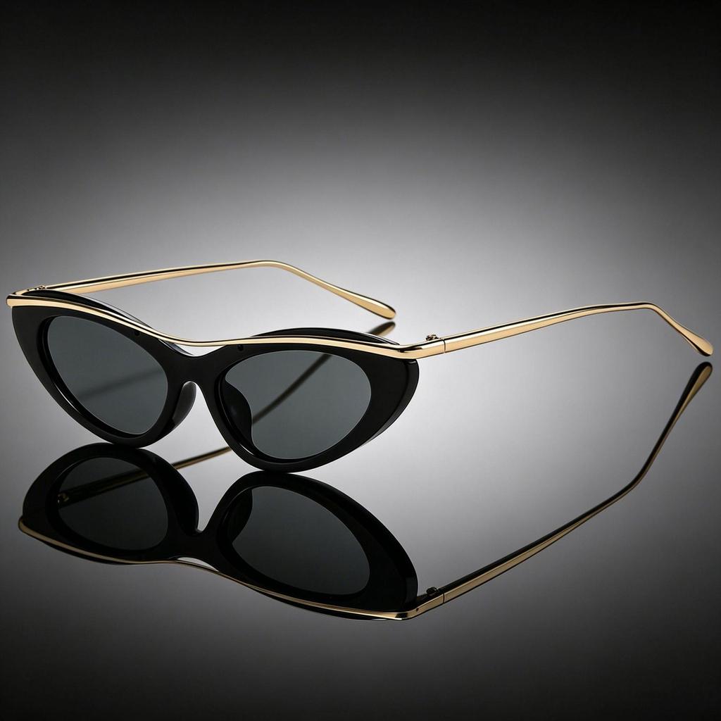 Occhiali da Sole Trendy da Donna Cat Eye - Stile INS 89286: Occhiali da Sole alla Moda per la Protezione Solare