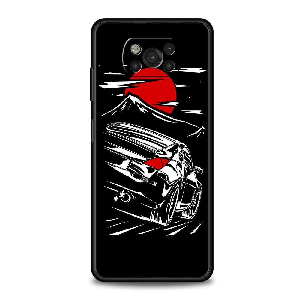 

Phone Case for Xiaomi Poco F7 F6 F5 F4 F3 X7 X6 X5 X4 X3 NFC M4 C51 C55 GT 5G Soft TPU Cover Capas JDM Car Shockproof Fundas Bag Poco X7 Pro