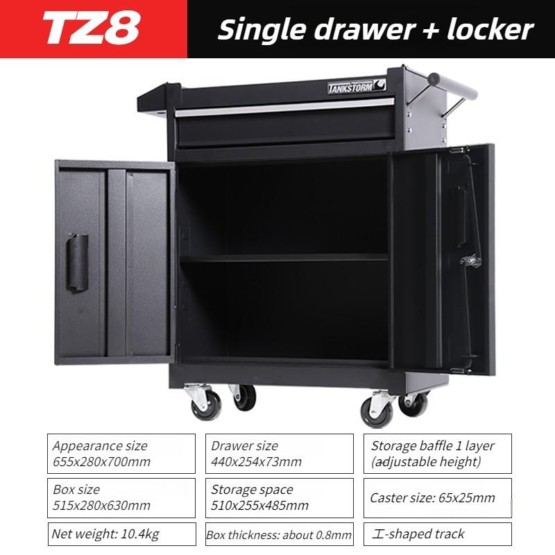 Multifunctional Mobile Cabinet Trolley Tool Box Trolley Tool Cart Storage Toolbox Tank Drawer Auto Repair Cart