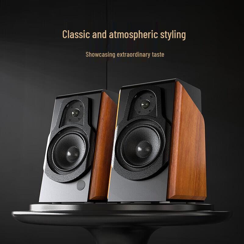 F&D R60BT Pro HiFi 2.0 Bluetooth Desktop Speakers CN Plug (adapter Included)