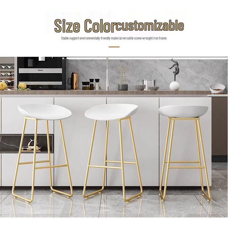 Nordic Modern Bar Stool for Extended Sitting