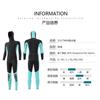 Mens Womens 3mm 5mm 7mm Neoprene Wetsuit Full Body Hooded Diving Surfing Snorkeling Cold Water Swimming