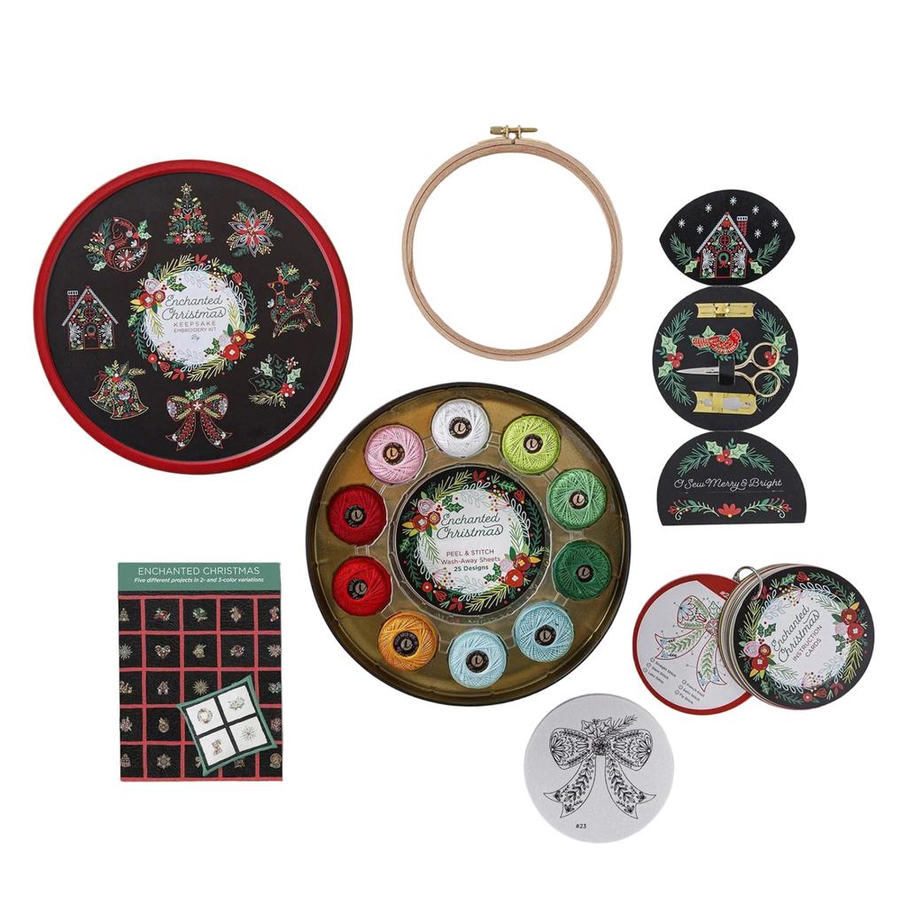 Christmas DIY Embroidery Kit – Handmade Holiday Keepsake Craft Set