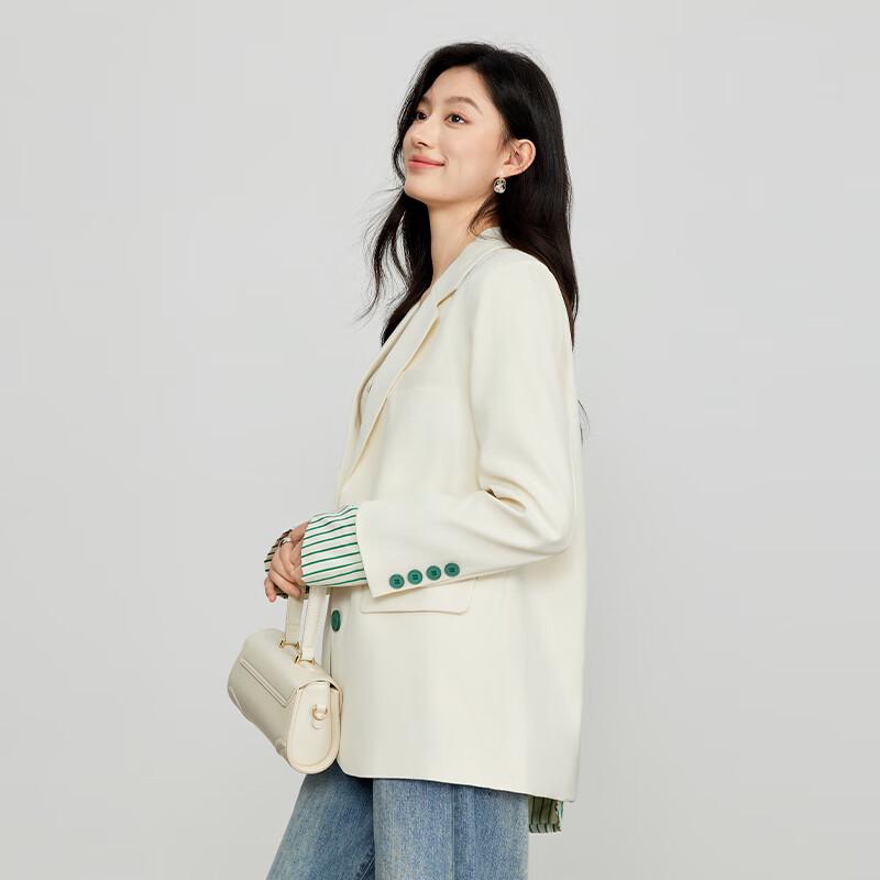 JOY SPEAKER Women's 2025 Spring Loose Fit Crew Neck Sweatshirt