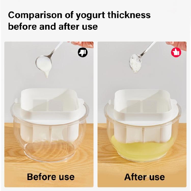 Praktisches Küchenfreundliches Joghurt-Sieb-Zubehör zur Herstellung von cremigem Joghurt und Käse Täglicher Gebrauch Küchenaufbewahrung