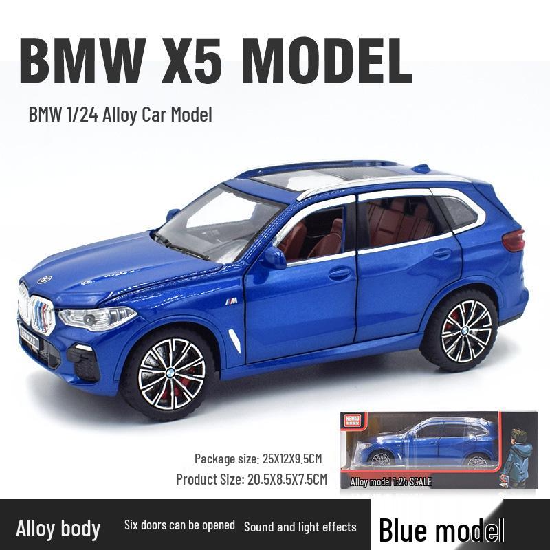 1:24 G63 Alloy Off-Road Toy Car, Six-Doors Open, Light & Sound, Pull-Back Action for Kids