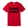 Jesus Inside Unisex Christliches Grafik-T-Shirt Kurzarm für den täglichen Glauben