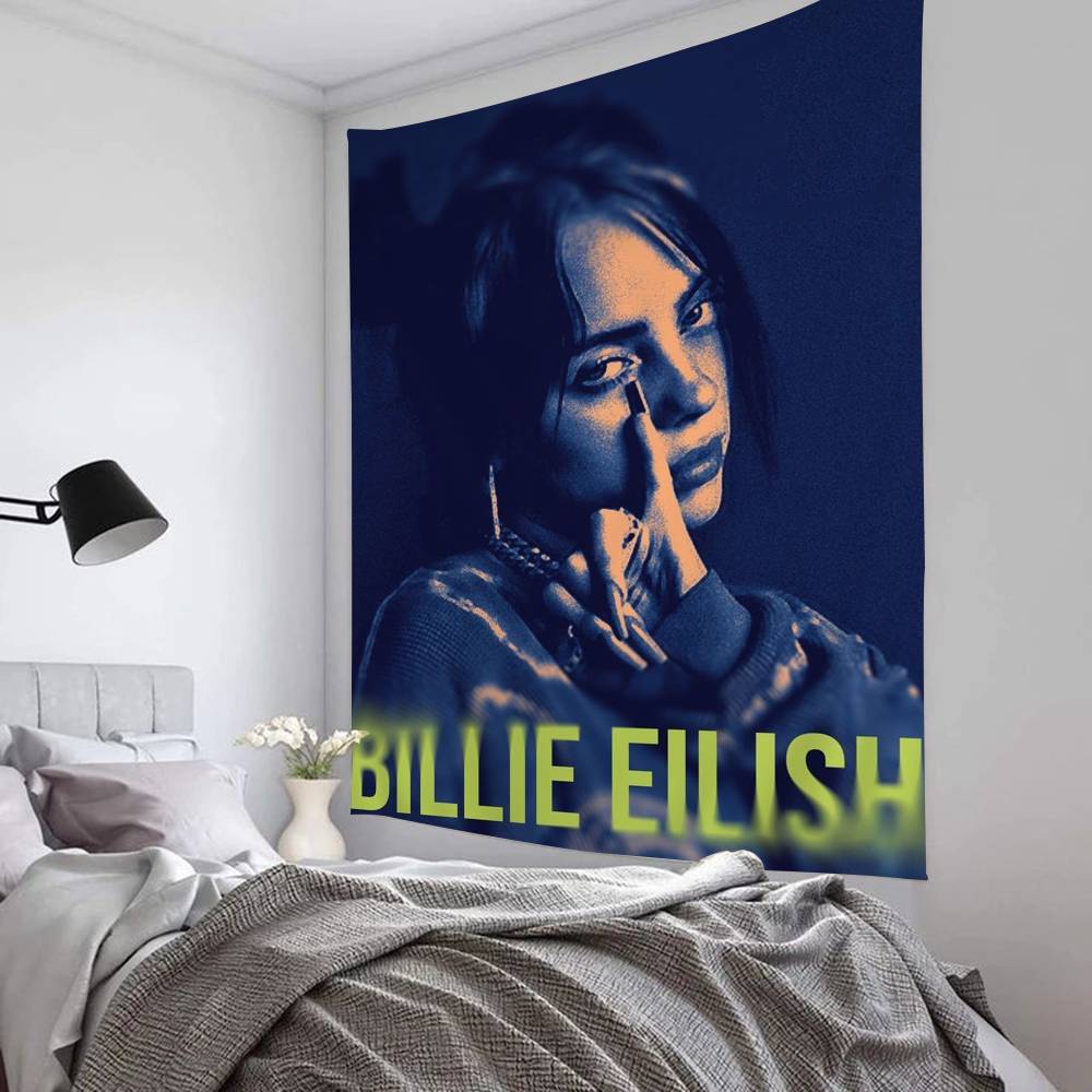 1pc Famous Singer BbillieS Singer Colorful Tapestry Wall Hanging Bohemian Wall Tapestries Mandala Wall Art Decor
