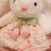 Kawaii Rabbit Plush Toy Stuffed Long Ear Bunny Wearing A Dresses Doll Sleeping Companion Plush Doll Children's Easter Gift