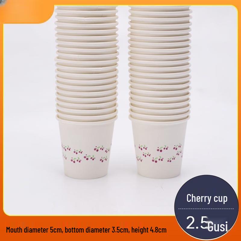 Xihe 50ml Disposable Aluminum Foil Cherry Tasting Cups