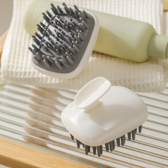 Kopfhautmassagegerät Shampoo-Bürste mit Griff, Haarwuchs Schuppenentfernung Kopfhautbürste, Kopfhaut-Peeling-Schrubber für die Dusche