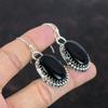 Örhängen i svart onyx Naturlig ädelsten Örhänge 925 Sterlingsilver Örhänge Handgjorda Örhängen Smycken i svart onyx Gåvor till fru Antikt örhänge