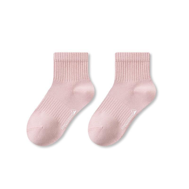 Premium A-Class Cotton Kids Crew Socks Antibacterial Seamless Sports Socks for Boys Girls Spring Autumn Winter