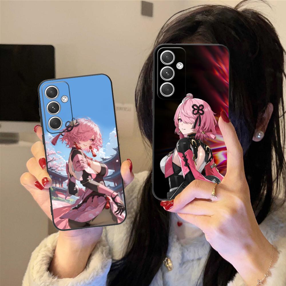 Wuthering Waves Taoqi Mobile Phone Case for Samsung Galaxy S25 S24 S23 S22 S21 S20 Note20 Plus FE Ultra Colorful Cover Luxury