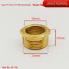 4-Point Copper Male Elbow Tee Union with Internal/External Thread for Plumbing and Pipe Joint Accessories