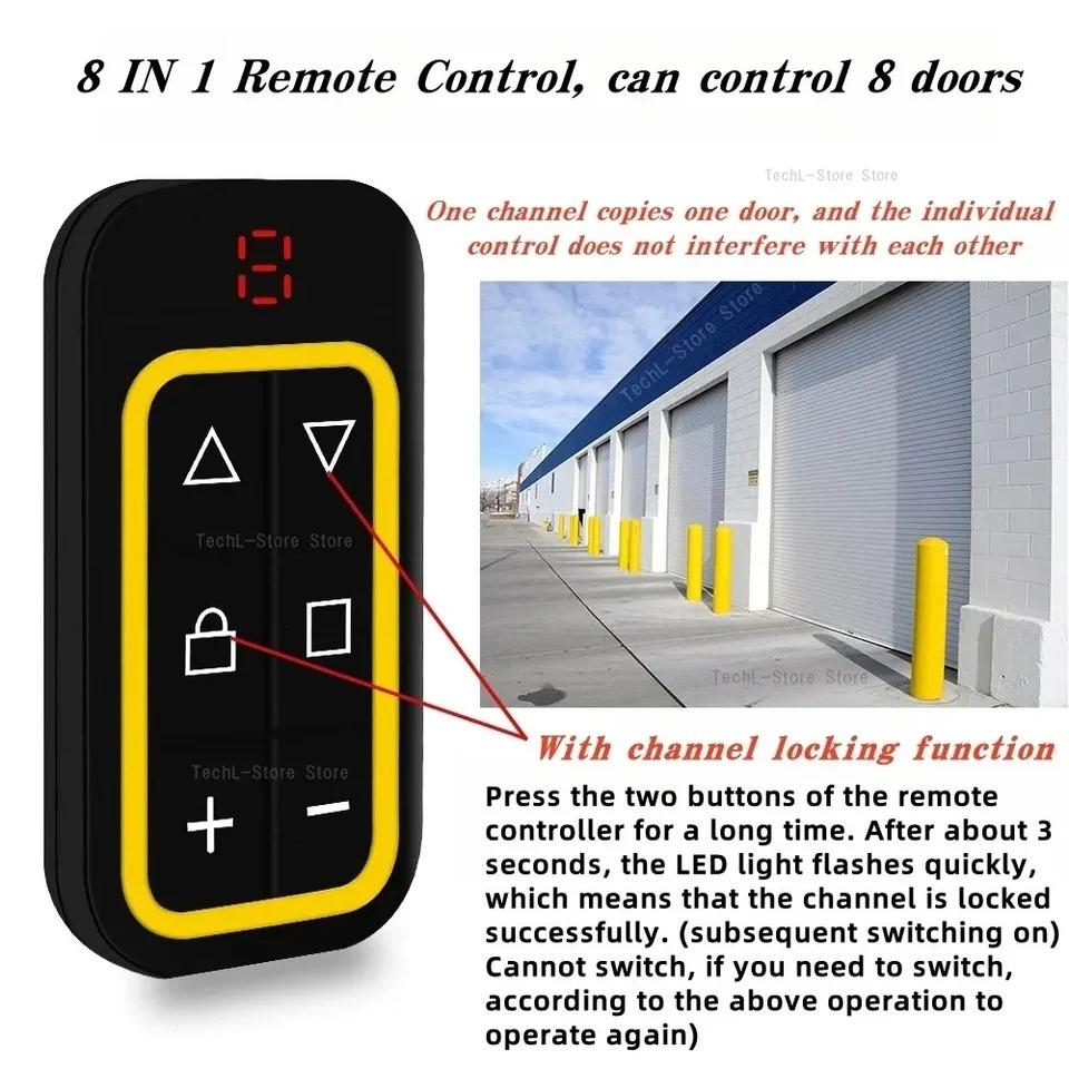Duplicator Telecomandă Ușă Garaj 300MHz-915MHz Frecvență Multiplă Code Grabber Clonă Breloc Cheie Poartă Transmițător Manual de Comandă