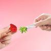 1pcs Fruit Coring Tool Tomato Strawberry Seed Remover Stainless Steel Kitchen Gadgets Top Stem Remover Tomato Stalks Remover