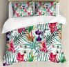 Floral Bedding Set Comforter Duvet Cover Pillow Shams Poppies Of Spring Season Pastoral Flowers Bot Bedding Cover Double Bed Set