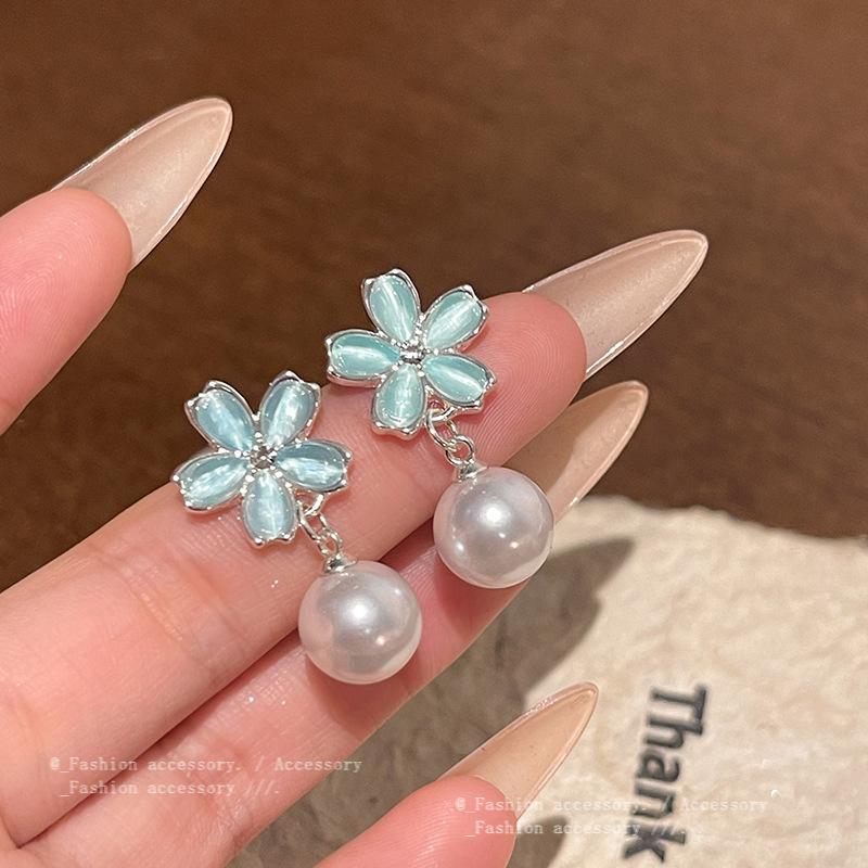 

Серьги Fresh Niche Advanced Feeling Mint Green Flower для женщин 1 pair