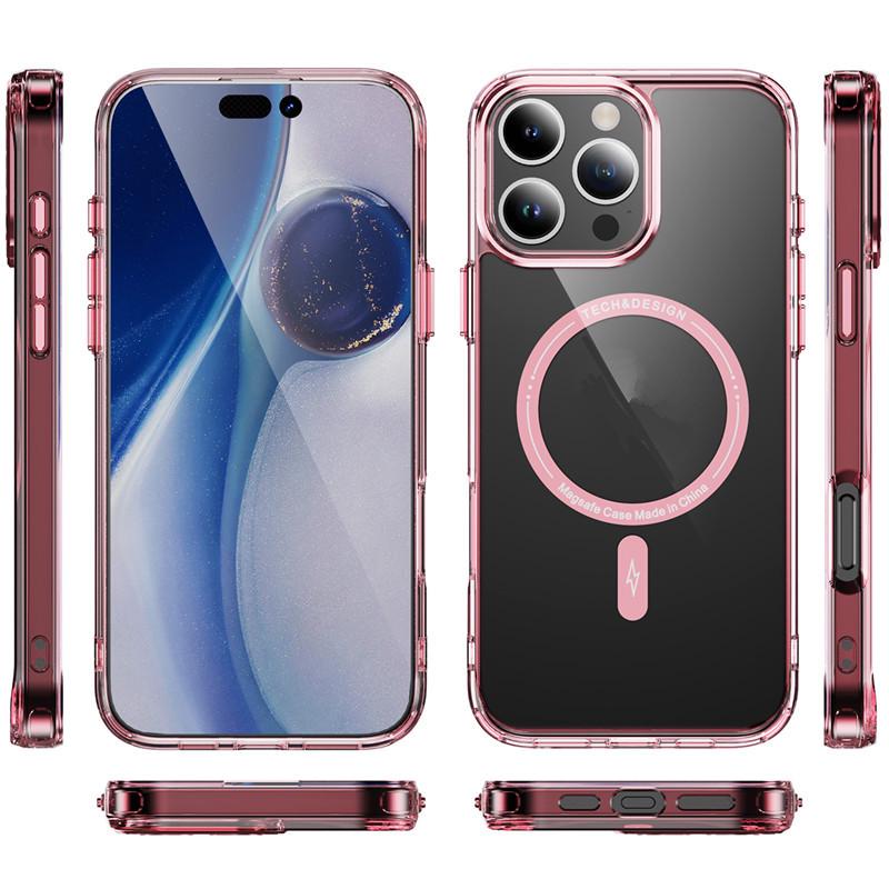 

Magnetic Clear Phone Case Compatible with iPhone 11-15 Plus/Pro/Max Series iPhone XR