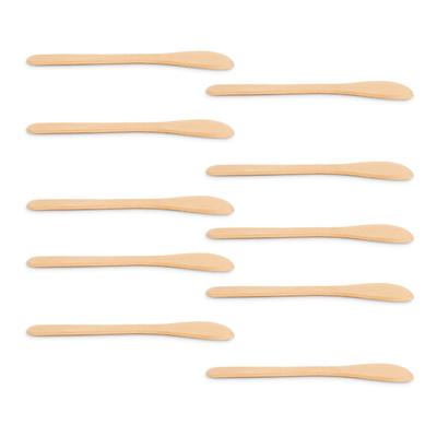 10er-Pack kleine Holzlöffel, Küchenutensilien, Teelöffel, Kochlöffel, Gewürzlöffel für Küche und Tee